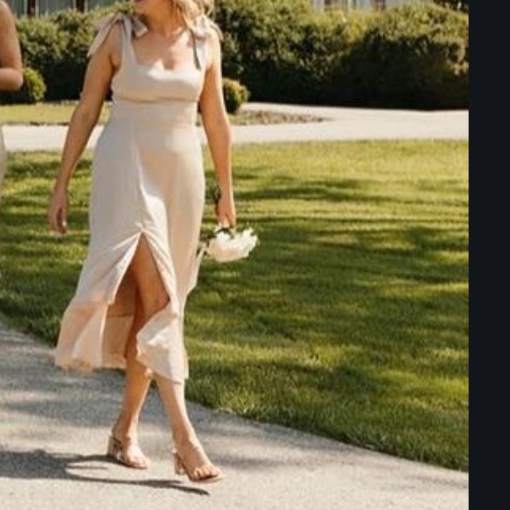 Champagne Bridesmaid dress show me your Mumu